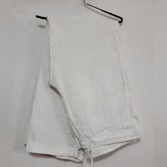 Men's See Imperial Linen Pants, White, Size 46 EUC - Picture 4 of 8